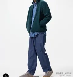 ストレッチイージーアンクルパンツ/デニム XL