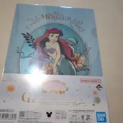 一番くじ　ディズニープリンセス　G賞ステーショナリー　クリアファイル　アリエル☆