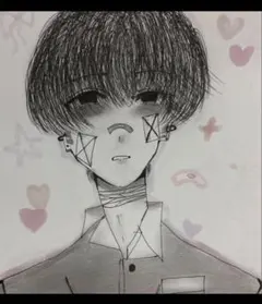 地雷系イラスト(男の子)