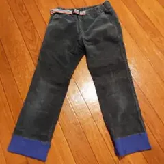 コーデュロイ薄い黒130