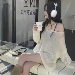 【新品未使用】SHEIN ニット　白