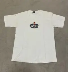 old stussy トーチロゴ Tシャツ ホワイト 80s usa製