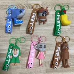 イタリアンブレインロットトゥントゥントゥンサフールキーホルダー6体セット