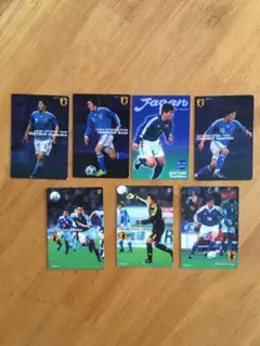 サッカー日本代表カード（チップスおまけ）