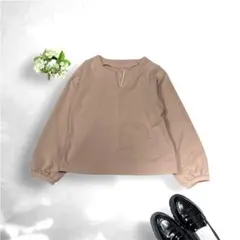 ナチュラルビューティーベーシック　パール　 ブラウス キーネック FR