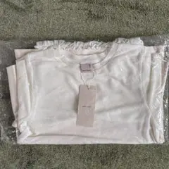 petit main フリル付き長袖Tシャツ 120