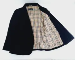 【美品】 バーバリーブラックレーベル ベロア テーラード ジャケット M*AB2