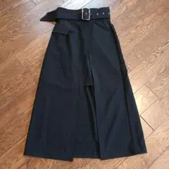 MURUA ワイドベルトスリットスカート