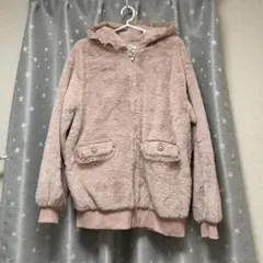 Avail majoretty ピンク フリルフード ブルゾン Mのサムネイル