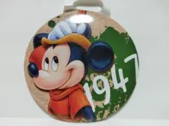 ミッキーマウス 缶バッジ 1947　ディズニーストア
