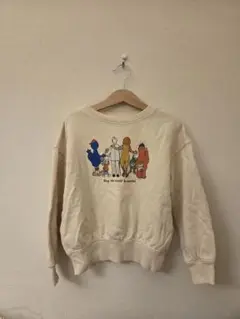 O&G キャラクター プリント トレーナー 110