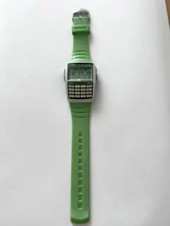 【レア美品 稼働品】CASIO データバンクDBC-32 蛍光グリーン レア美品 稼働品】CASIO データバンクDBC-32 蛍光グリーン - メルカリ