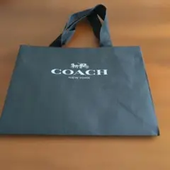 COACH 黒 ショッピングバッグ