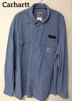 お値下げ終了！！Carhartt FR 刺繍ワークシャツビッグシルエット2XLのサムネイル