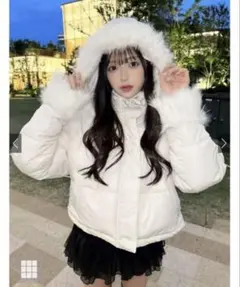 マルチWayフード付きファーダウンジャケット[kd81]