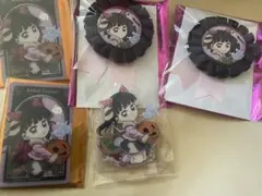 鬼滅の刃 ハロウィン アクスタ コサージュ風 バッジ メタリックカード カナヲ