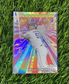 西川愛也 インサート 2025 toppsChrome NPB