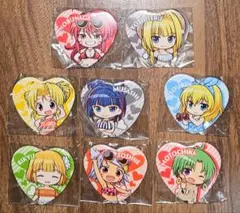 ハート缶バッジ 8点セット まとめ売り / 戦国乙女 / ヨシテル ノブナガ