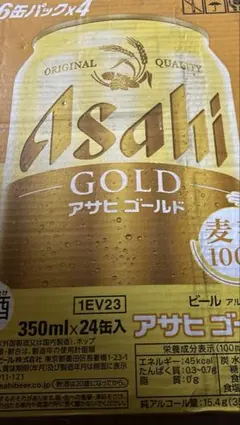 アサヒ ゴールド 350ml×24缶のサムネイル
