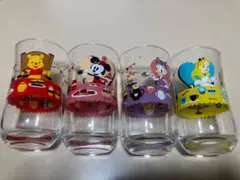 ディズニーキャラクターグラス　４個セット