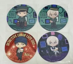 セット最安値☆名探偵コナンカフェ 特典コースター 黒鉄の魚影 赤井秀一 安室透