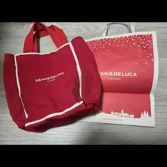 11/16〆　DEAN & DELUCA レッド　キャンバストート バンコク限定