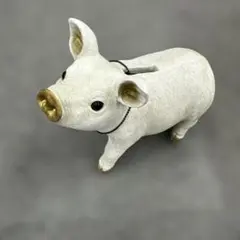ブタの貯金箱 オブジェ 置物　3060