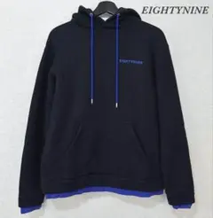 EIGHTYNINE ワールドマップフーディー オーバーサイズ コットン