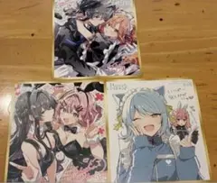 メロンブックス プリズムガーデン ミニ色紙風イラストカード わたなれ