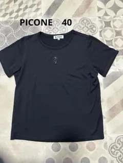 PICONE★ブラック 半袖 ニット　サイズ40のサムネイル