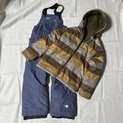 Patagonia 子ども用スキーウェアセット4T➕ヘリーハンセンニット帽