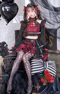 malymoon キャンドルローズブラックヴァンパイア 中村里砂 コスプレ