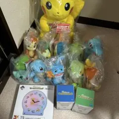 一番くじ ポケモン 30周年 アクリル時計 ラストワン ぬいぐるみ まとめ