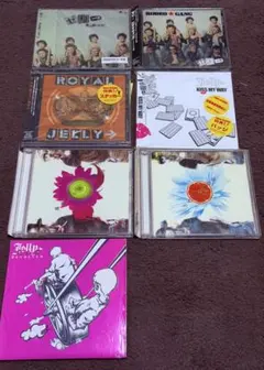 【廃盤/特典・帯付き】ゼリ→ CD 7枚セット JELLY→ 特典バッジ付