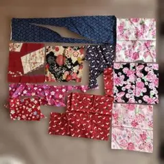 和風 柄物 布地 はぎれセット 多様な柄と色 ちりめん 綿