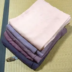 オ*ジ様 4167 色無地着物まとめ売り5着！リメイク•お稽古用など☆