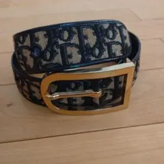 Dior ディ オ ー ル ベルトオブリーク ジャカード CDバックル ブラック