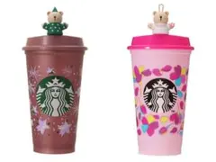 スタバSAKURA2024＆ホリデー2024カラーチェンジングリユーザブルカップ