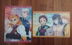 鬼滅の刃 くら寿司　コラボ　下敷き　2枚セット　煉獄杏寿郎　竈門炭治郎