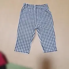 キッズ服　ギンガムチェック ハーフパンツ100