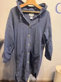 カナダ製 Caribbean Cotton コットンパーカーワンピース