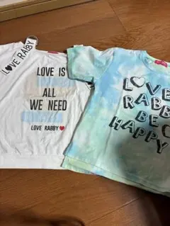 LOVE RABBY Tシャツ 2枚セット