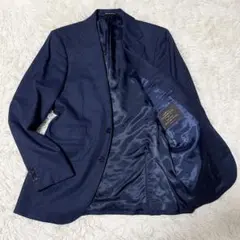 【美品】グリーンレーベルリラクシング カノニコ生地 テーラードジャケット 46