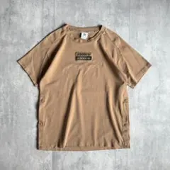 【00s adidas】レア　Tシャツ　サイドボタン 好配色　トレフォイル　古着