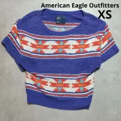 American Eagle Outfitters アズテック柄サマーニット