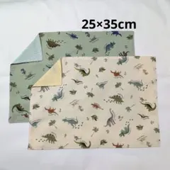 恐竜柄ランチョンマット 25×35cm　2枚セット　入園入学　男の子