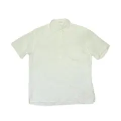 OLD J.CREW S/S White Linen Shirt S