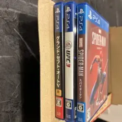 PS4 スパイダーマン　グランドセフトオート　UFC3