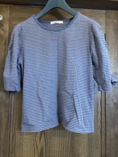DISCOAT ボーダー パフスリーブ Tシャツのサムネイル