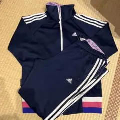 adidas ネイビー ジャージ Mサイズのサムネイル